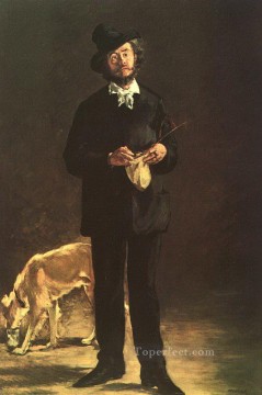 Édouard Manet Painting - Retrato de Gilbert Marcelino Desboutin Eduard Manet